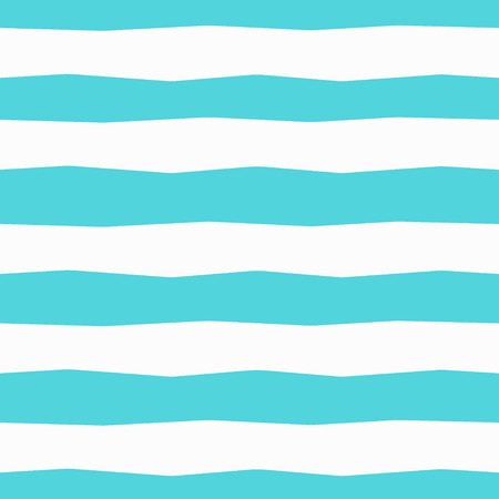 Blue and white seamless wavy pattern. Vector illustrationのイラスト素材