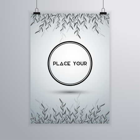 Creative message board for text and message design. Vector illustrationのイラスト素材