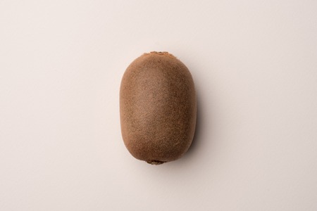 Kiwi fruit isolated over white backgroundの写真素材