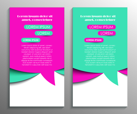 Abstract flyer design background. Brochure templateのイラスト素材