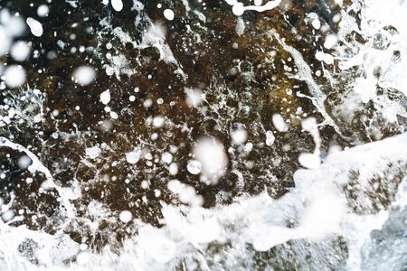Closeup photo of a sea water with nobody