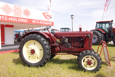 MINSK, MINSKAYA/BELARUS - 08 JUNE 2017: 27th International Specialized Exhibition "BELAGRO - 2017" and the International Specialized Exhibition "BELFERMA - 2017". Agrarian international forumのeditorial素材