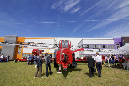 MINSK, MINSKAYA/BELARUS - 08 JUNE 2017: 27th International Specialized Exhibition "BELAGRO - 2017" and the International Specialized Exhibition "BELFERMA - 2017". Agrarian international forumのeditorial素材