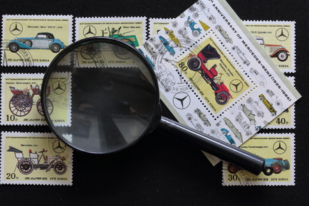 Postage stamps of the Republic of Korea in the album. Released to the 60th anniversary of...