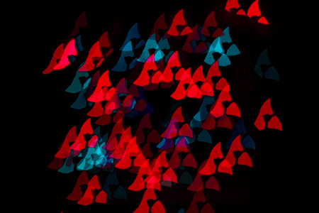 Abstract colorful background defocus shot close up for the holidaysの写真素材