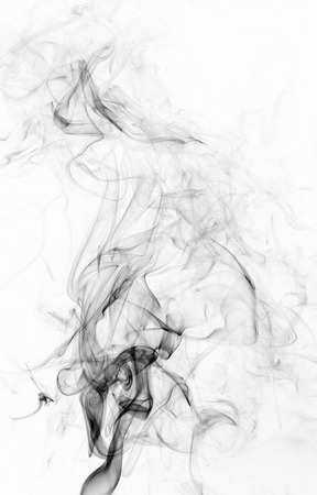 Abstract colored smoke closeup shot as the backdrop for the holidaysの写真素材