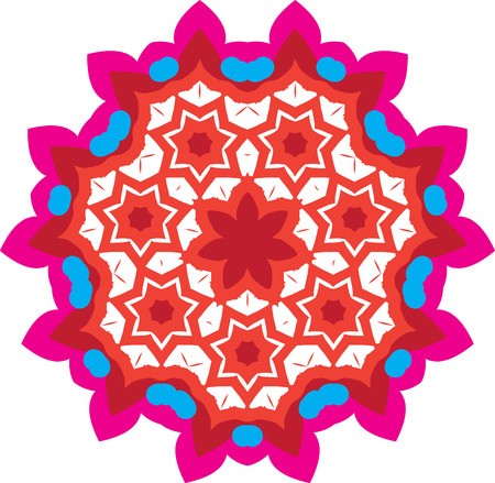 Vector background with decorative ethnic colors. Use for wallpaper and backgroundのイラスト素材