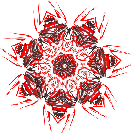 Vector background with decorative ethnic colors. Use for wallpaper and backgroundのイラスト素材