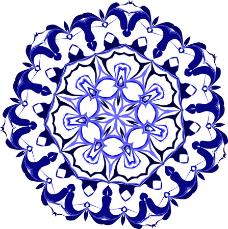 Vector background with decorative ethnic colors. Use for wallpaper and backgroundのイラスト素材