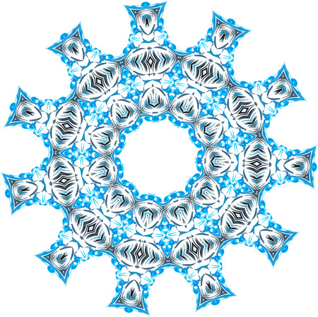 drawing snowflakes as a backdrop to a cheerful Christmas holidaysのイラスト素材