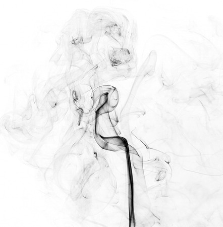 Abstract colored smoke closeup shot as the backdrop for the holidaysの写真素材