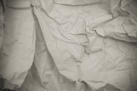Toned color wrinkled paper texture shot close-upの写真素材