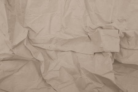 Toned color wrinkled paper texture shot close-upの写真素材