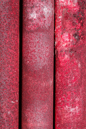 Stained rusty metal texture shot close-upの写真素材