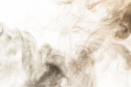 Abstract smoke moves on a white backgroundの写真素材