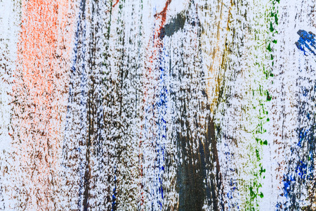 Colorful abstract oil painting on canvas is made by handの写真素材