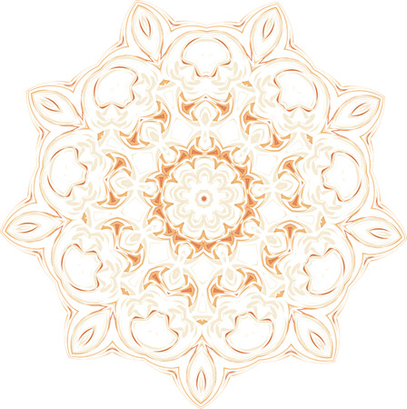 Floral ornament vector abstract. Design elements for the spring topicのイラスト素材