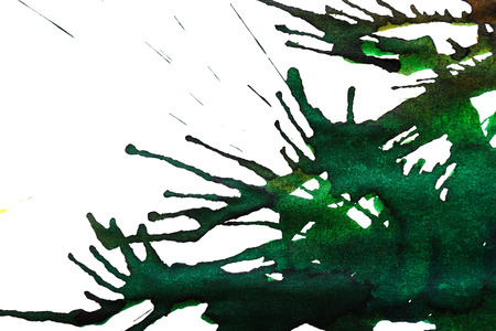 Ink stains on paper. Colorful abstraction for design.の写真素材