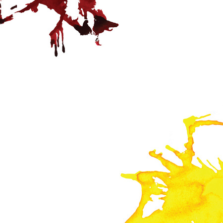 Abstract art vector background colorful spots. Ink splatter background. Elements for creative design.のイラスト素材