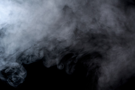 Abstract smoke on a black background. Texture. Design element. Abstract art. Smoke from hookah. Macro shooting.の写真素材