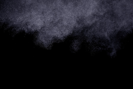Abstract steam on a black background. Texture. Design element. Abstract art. The steam from the iron. Macro shooting.の写真素材