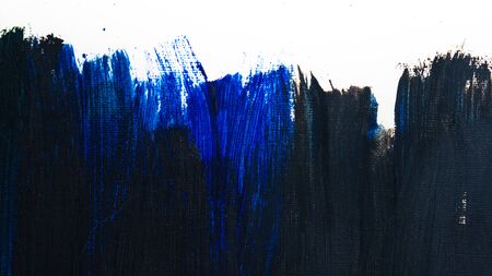 Brush strokes with oil paints. Artistic abstract. Design elements. Saturated blue and dark green...