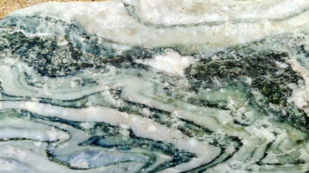 Marble texture background. Natural green color marble slab. Close up surface grunge stone