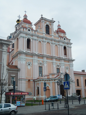 Church of St. Casimir, located in the center of the city, is an architectural monumentのeditorial素材