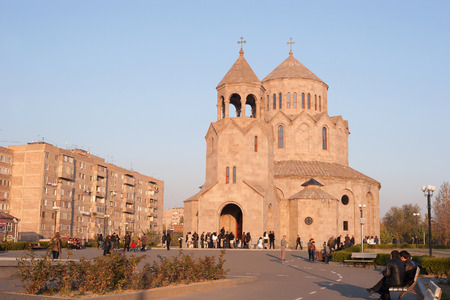 Holy Trinity Church, Armenia, Yerevanのeditorial素材