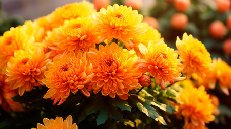 a bunch of flowers that are in the sunの素材