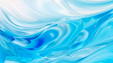 a blue background with a wavy patternの素材