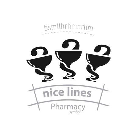 Pharmacy symbol isolated vector icon. medicine design elementのイラスト素材