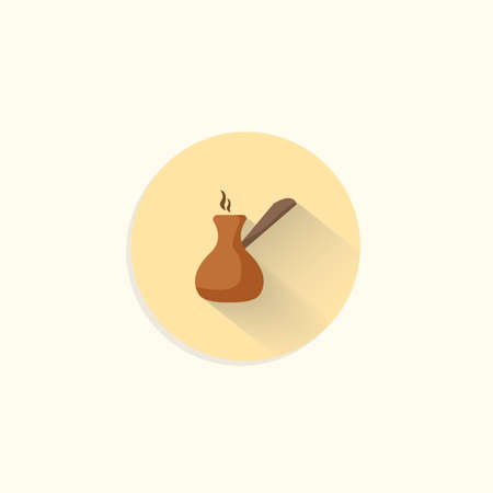 Turkish coffee vector icon for mobile concept and web apps designのイラスト素材