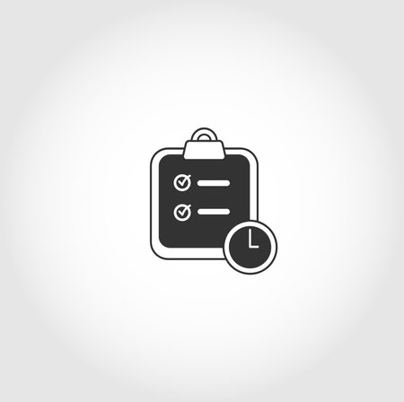 Planning icon. time management isolated vector icon, business elementのイラスト素材