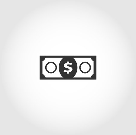 Cash icon. Dollar isolated vector icon. business design elementのイラスト素材