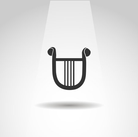 Barbitos icon, Barbitos simple music iconのイラスト素材