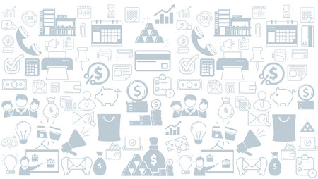 money icon background. business finances vector icon background.のイラスト素材