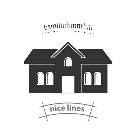 building simple vector icon. house iconのイラスト素材