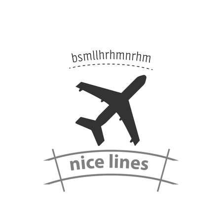 plane flat icon. plane simple vector icon. plane isolated iconのイラスト素材