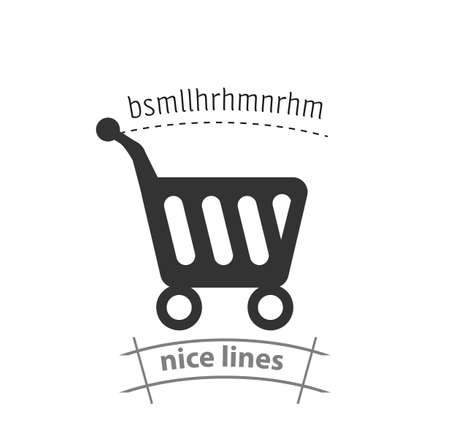 Shopping Cart simple vector icon. Shopping Cart isolated iconのイラスト素材