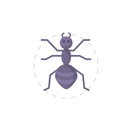 Ant clipart. Ant isolated simple vector clipartのイラスト素材