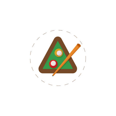 Billiard cues in triangle clipart. Billiard cues in triangle isolated simple vector clipartのイラスト素材