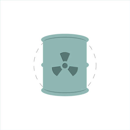 Toxic container clipart. container isolated simple vector clipartのイラスト素材