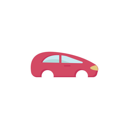 car body clipart. car body isolated simple flat vector clipartのイラスト素材