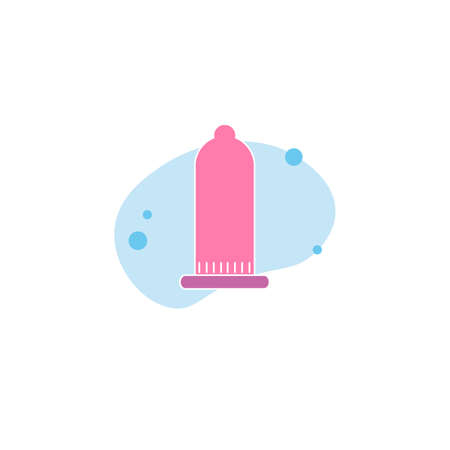 Condom clipart. Condom simple vector clipart.のイラスト素材