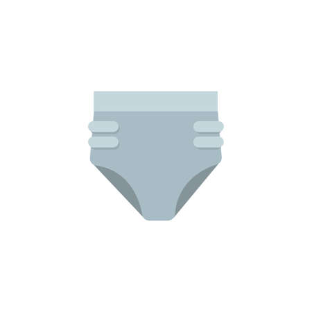Diaper, baby nappy clipart. Diaper, baby nappy simple vector clipart. Diaper, baby nappy isolated clipart.のイラスト素材