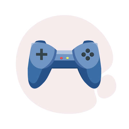 Joystick icon. gamepad vector clipart. Joystick flat illustration