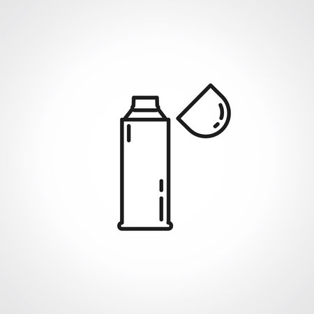 thermos line icon. thermos linear icon.のイラスト素材