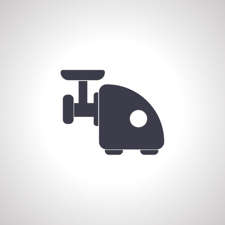 Meat grinder icon. Meat grinder icon.のイラスト素材