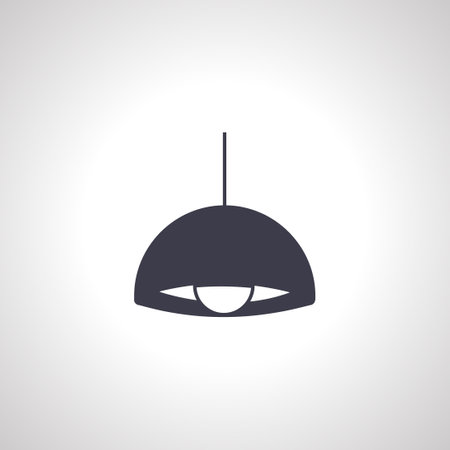 pendant lamp icon. pendant lamp icon.のイラスト素材